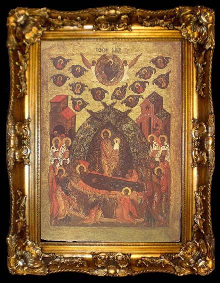 framed  unknow artist The Dormition, ta009-2